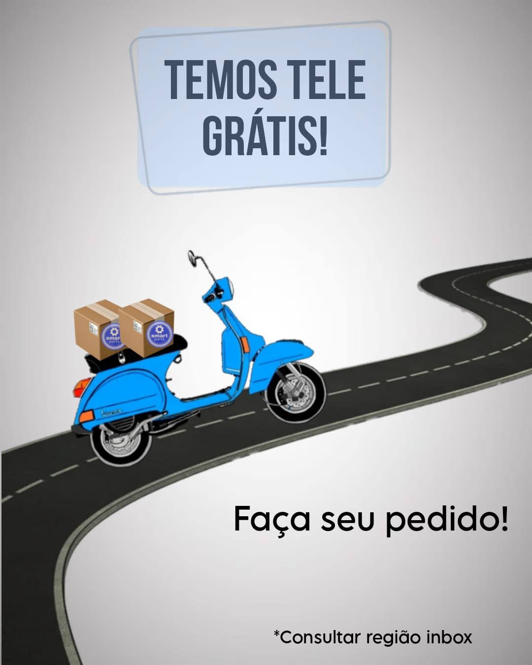 Temos tele grátis - Faça seu pedido